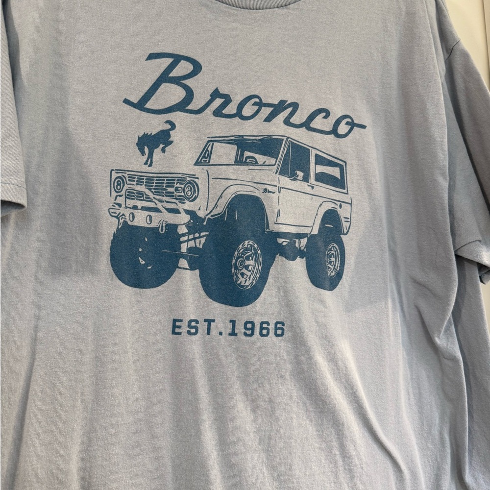 Bronco Graphic T-Shirt in Light Blue - Picture 2 of 4